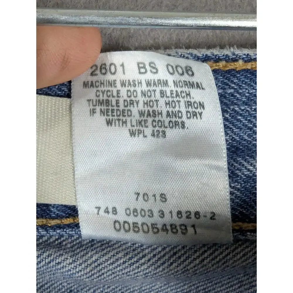 Vintage 2003 Levi's 505 Jeans Mens 34x29 Regular Fit Straight Leg Y2K